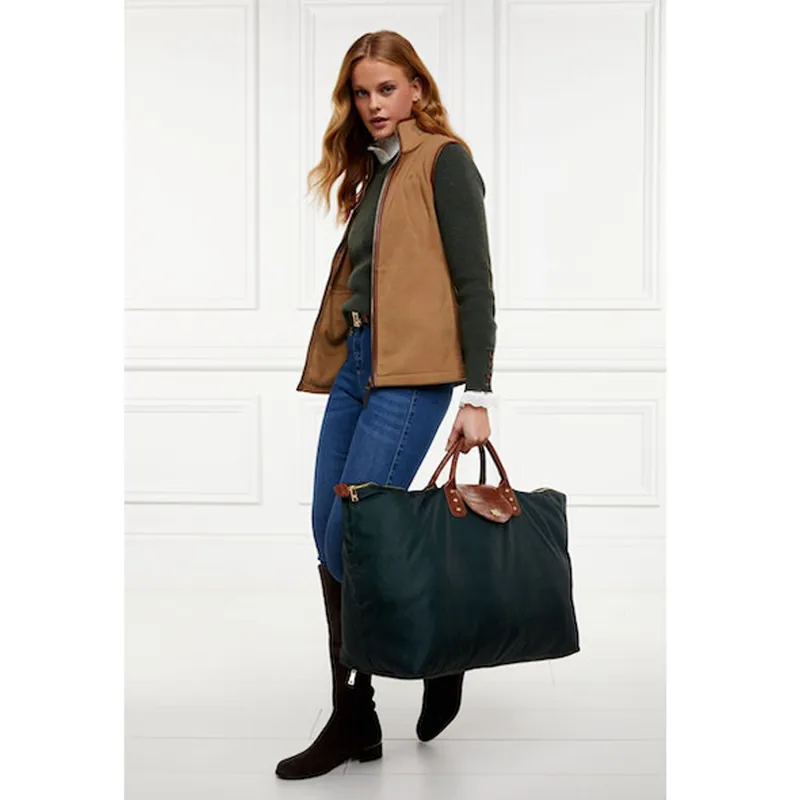 Holland Cooper Country Fleece Gilet - Coffee-2